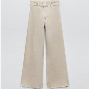 Zara Marine Straight High Rise Jeans
